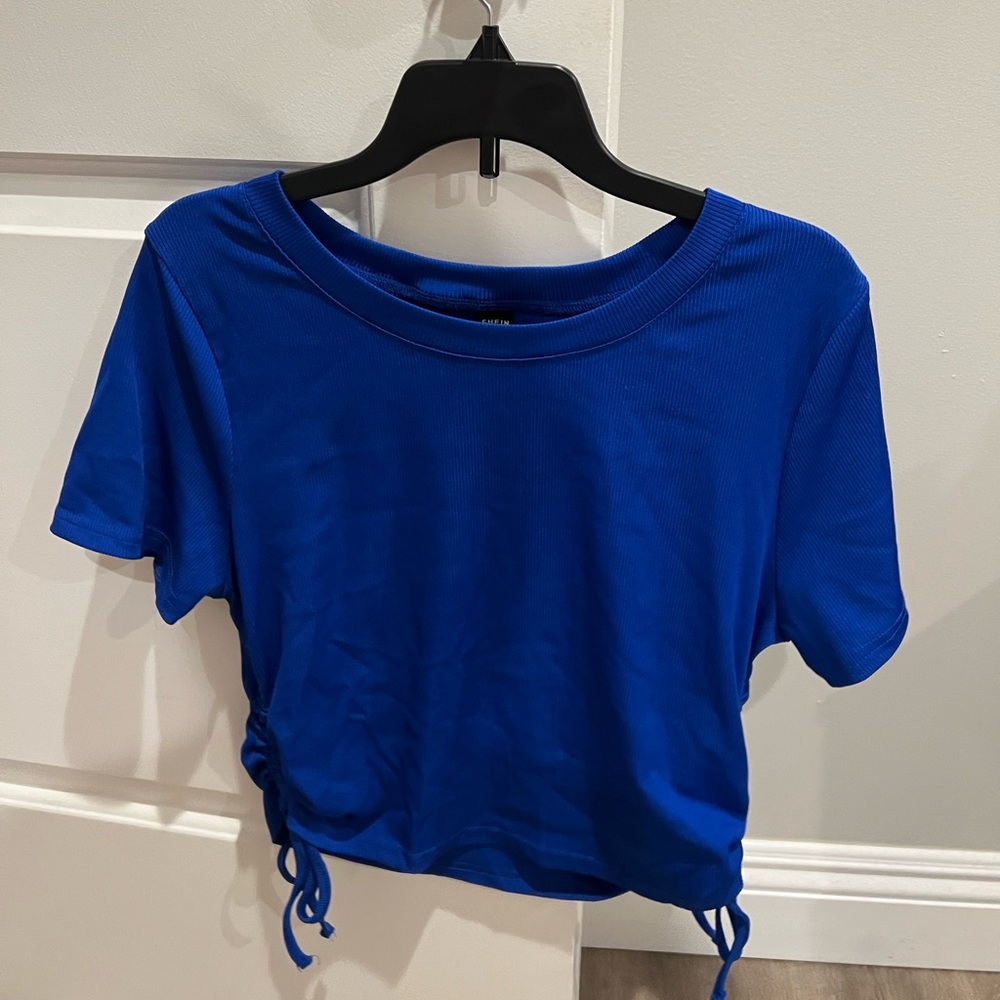 Shein Royal Blue Crop Top